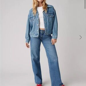 Levi's low loose denim jeans